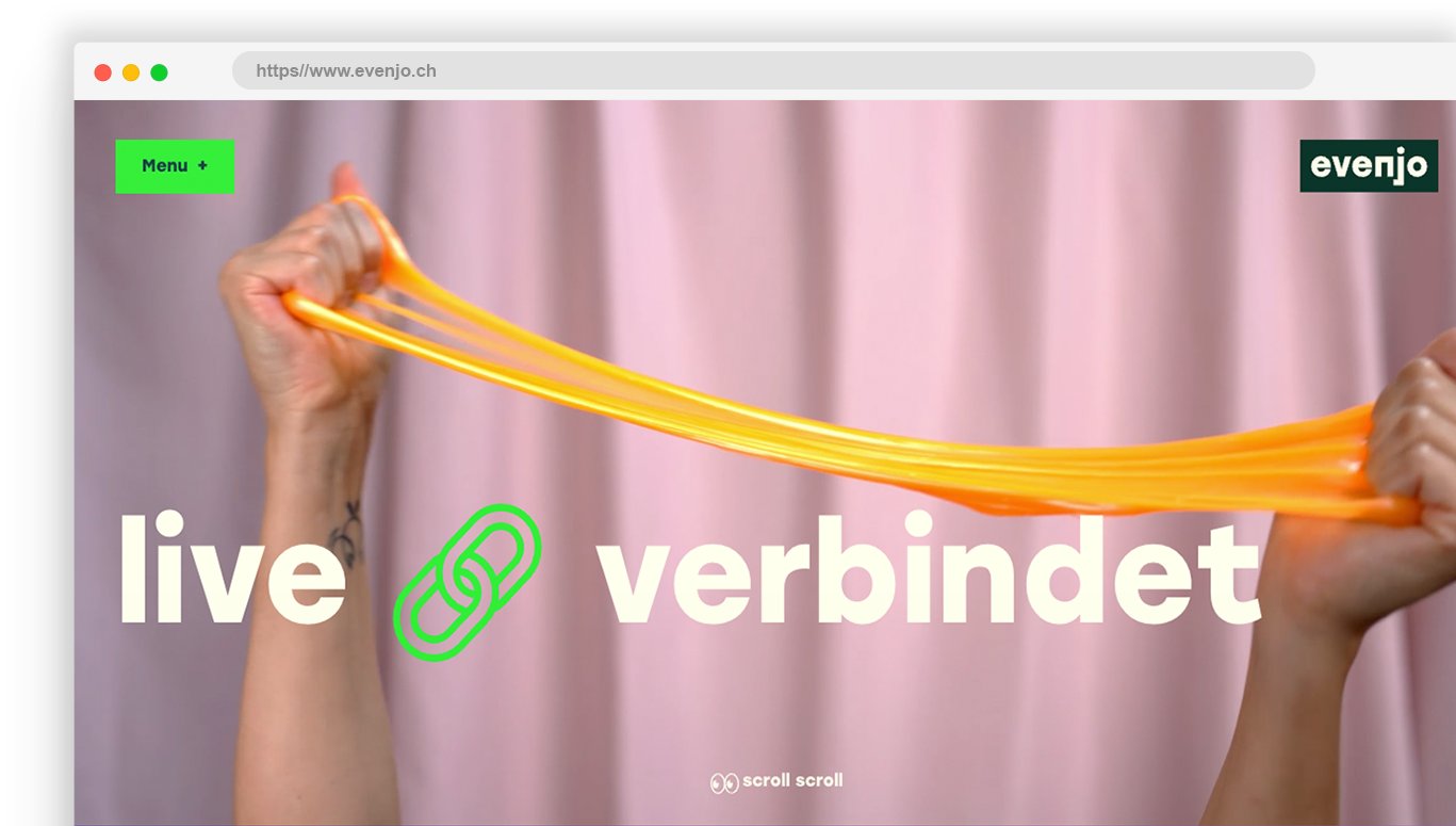 Ein Ausschnitt aus einem Webprojekt, welches die Webagentur technisch umgesetzt hat.
